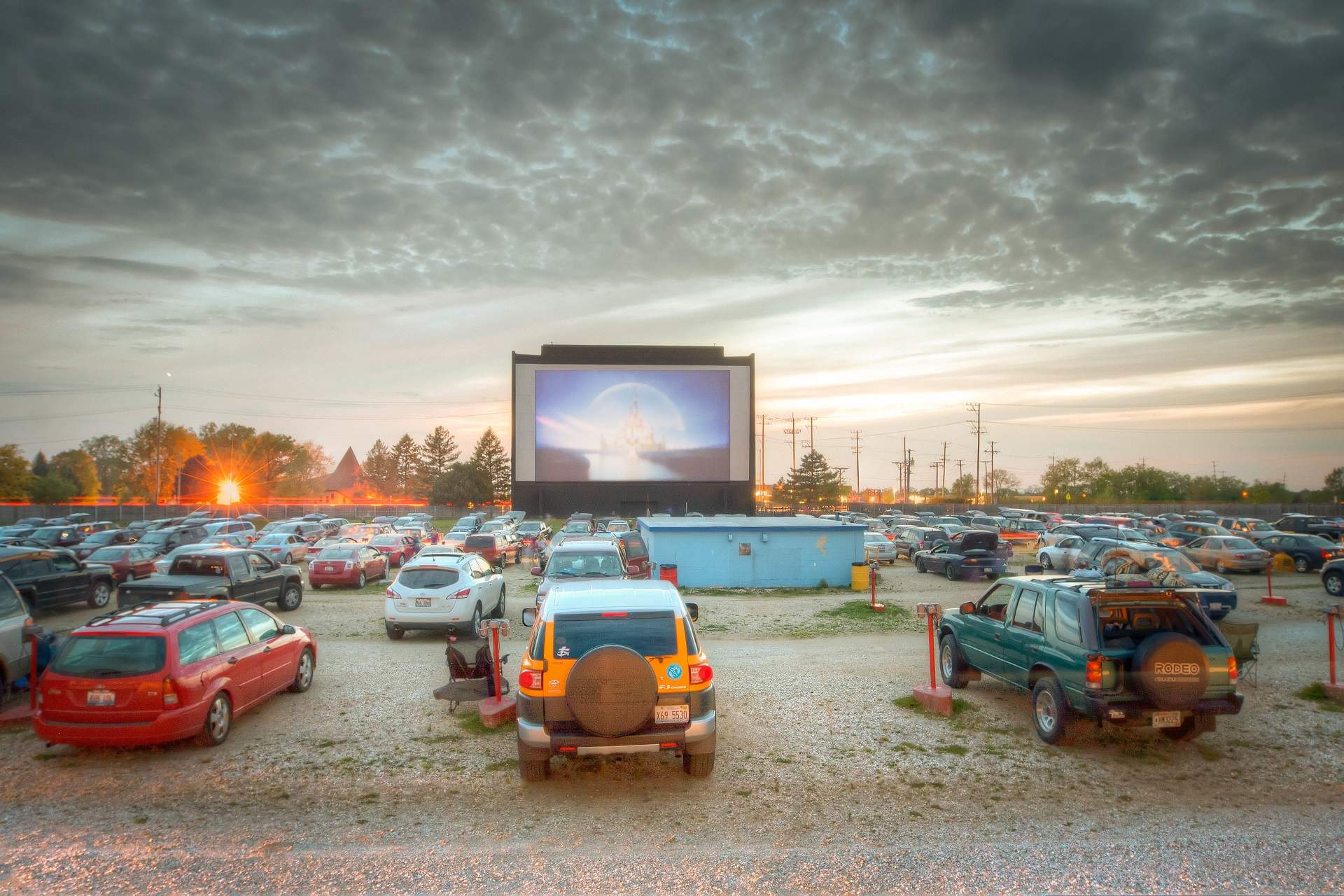 Drive in theater in mchenry