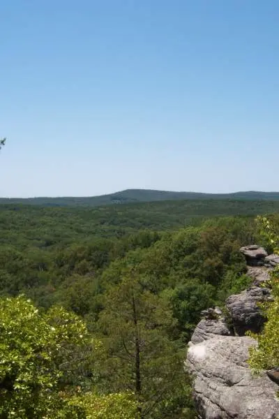 View from the garden of the gods