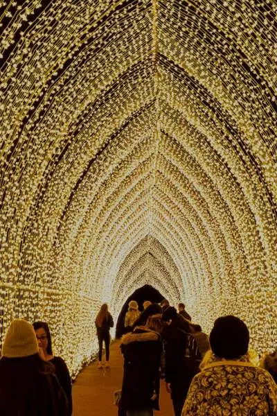 A tunnel of lights