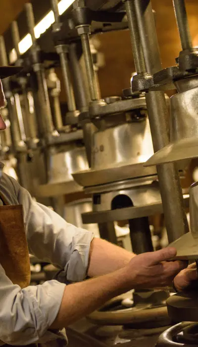 A man making hats